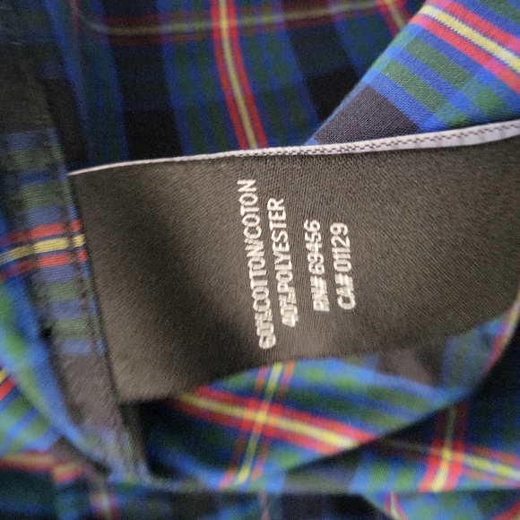 NWT Lauren Ralph Lauren Plaid Crest Button Down Shirt Boys Size 14 - Picture 7 of 8